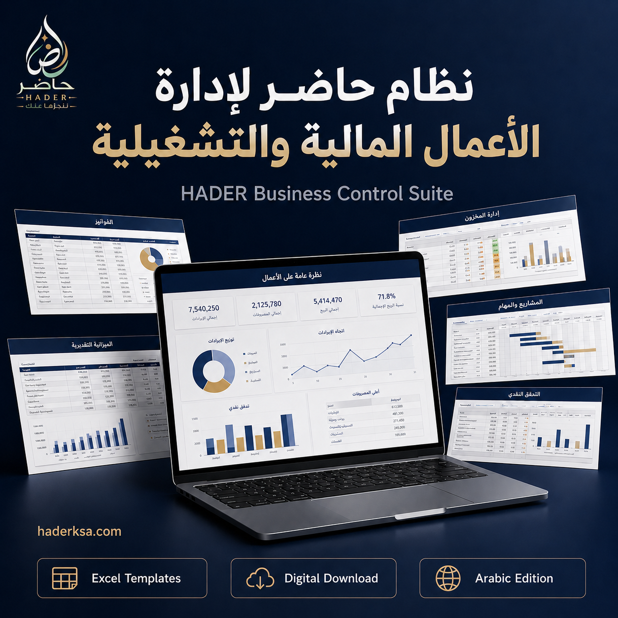 نظام حاضر لإدارة الأعمال المالية والتشغيلية - النسخة العربية الكاملة