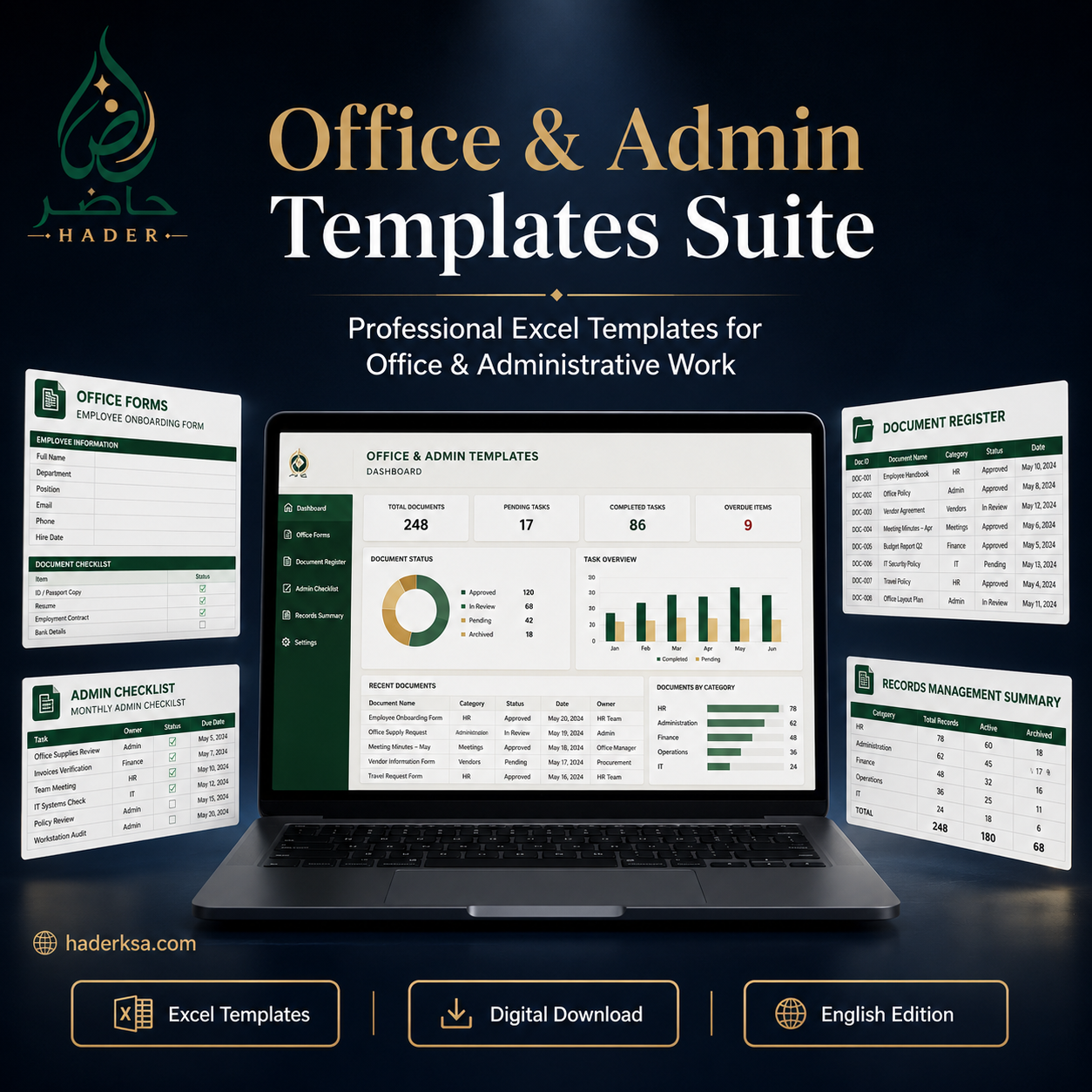 HADER Office & Admin Forms Suite